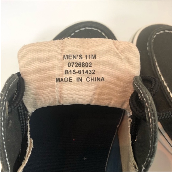 Sperry Topsider Halyard Black Canvas shoe Men's 11 - Picture 8 of 8